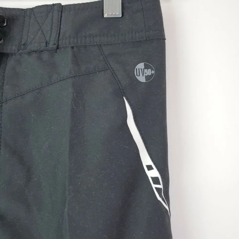 NWT Gil Men's Black UPF 50+ Boardshorts Quick Dry Swimwear‎ Size 28